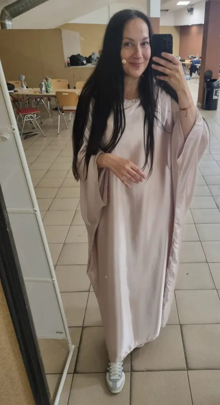 Iwona Loranc przed występem