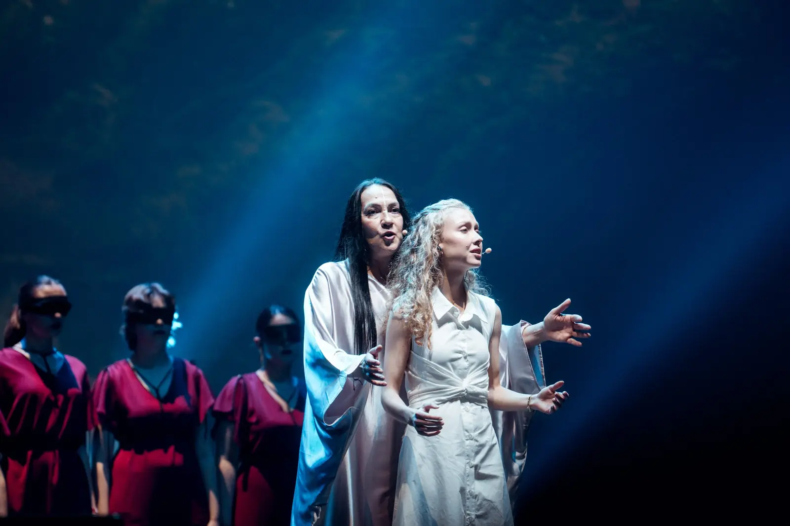Iwona Loranc w widowisku OPERAP: Ślepcy